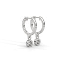 Fearless bezel hoops diamond