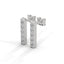 Harmony bar stud earrings diamonds