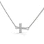 Divine cross necklace diamond