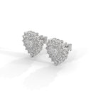 Dazzling Heart Earring Diamond
