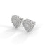 Dazzling Heart Earring Diamond