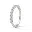 Bezel half diamond ring band