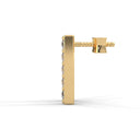 Harmony bar stud earrings diamonds