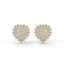 Dazzling Heart Earring Diamond