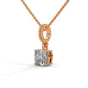 Strength rope necklace diamond