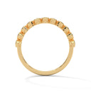 Bezel half diamond ring band