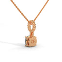 Strength rope necklace diamond