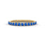 Calm half eternity band sapphire