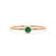 Fearless bezel ring emerald