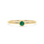 Fearless bezel ring emerald