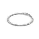 Round cut diamond tennis bracelet
