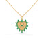 Eternal Heart Necklace Emerald