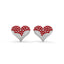 Enchanted Heart Earring Ruby