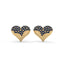 Enchanted Heart Earring Sapphire