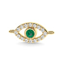 Protection evil eye necklace emerald
