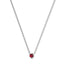 Empower solitaire necklace ruby