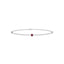 Fearless bezel bracelet ruby