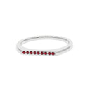 Harmony bar ring ruby