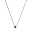 Empower solitaire necklace sapphire