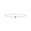 Fearless bezel bracelet emerald