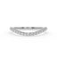 Rise pave curve ring diamond