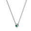 Iiluminate halo necklace emerald