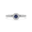 Iiluminate halo ring sapphire