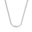 Rise pave curve necklace diamond