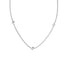 Fearless three bezel necklace diamond