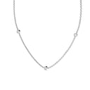Fearless bezel necklace diamond