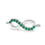 Achieve infinity necklace emerald