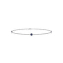 Fearless bezel bracelet sapphire