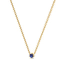 Empower solitaire necklace sapphire