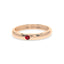 Courage single stone band ruby