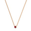 Empower solitaire necklace ruby