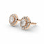 Iiluminate halo stud earring diamond