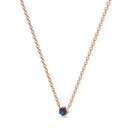 Empower solitaire necklace sapphire