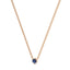 Empower solitaire necklace sapphire