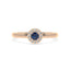 Iiluminate halo ring sapphire