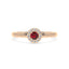 Iiluminate halo ring ruby