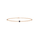 Fearless bezel bracelet sapphire