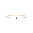 Fearless bezel bracelet ruby