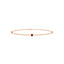 Fearless bezel bracelet ruby