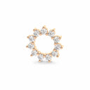 Invincible sun necklace diamond