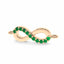 Achieve infinity necklace emerald