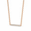 Harmony bar necklace diamond