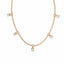 Empower five station necklace diamond