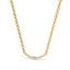 Rise pave curve necklace diamond