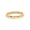 Courage single stone band diamond