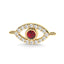 Protection evil eye necklace ruby